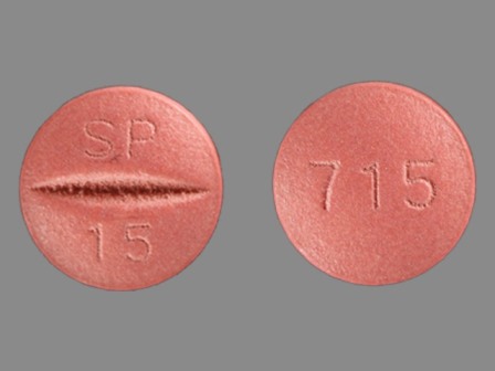 715 SP 15: (0091-3715) Univasc 15 mg Oral Tablet by Ucb, Inc.