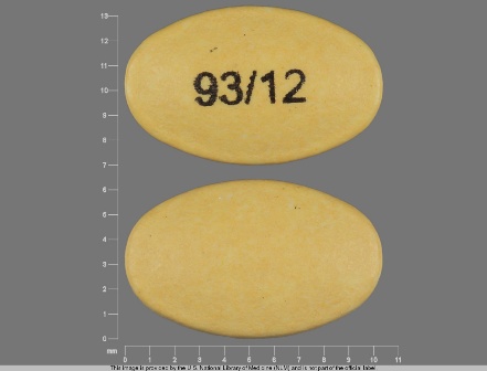 93 12: (0093-0012) Pantoprazole 40 mg (As Pantoprazole Sodium Sesquihydrate 45.1 mg) Delayed Release Tablet by Bryant Ranch Prepack