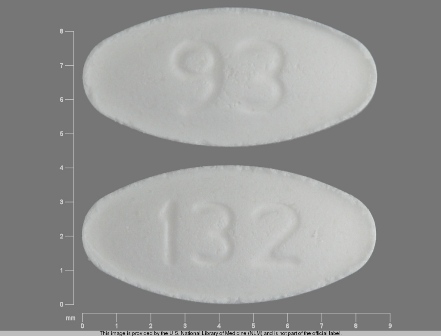 93 132: (0093-0132) Lamotrigine 25 mg Chewable Tablet by Remedyrepack Inc.