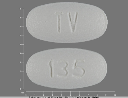 TV 135: (0093-0135) Carvedilol 6.25 mg Oral Tablet by Remedyrepack Inc.