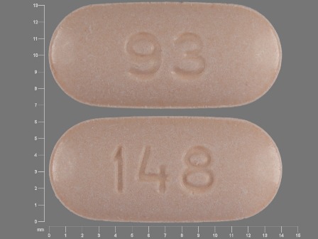 93 148 orange oval pill