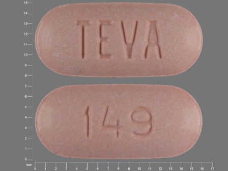 TEVA 149: (0093-0149) Naproxen 500 mg Oral Tablet by Lake Erie Medical Dba Quality Care Products LLC