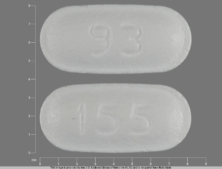 93 155: (0093-0155) Topiramate 25 mg Oral Tablet by Teva Pharmaceuticals USA Inc