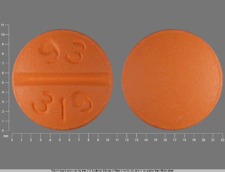 93 319: (0093-0319) Diltiazem Hydrochloride 60 mg Oral Tablet by Mckesson Packaging Services Business Unit of Mckesson Corporation