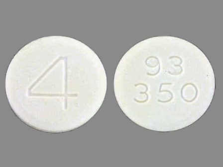 4 93 350: (0093-0350) Acetaminophen and Codeine Phosphate Oral Tablet by Remedyrepack Inc.