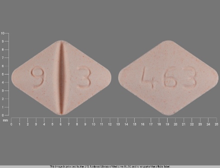 9 3 463: (0093-0463) Lamotrigine 100 mg Oral Tablet by Remedyrepack Inc.