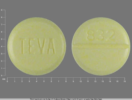 832 TEVA: (0093-0832) Clonazepam .5 mg Oral Tablet by A-s Medication Solutions