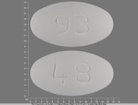 93 48: (0093-1048) Metformin Hydrochloride 500 mg Oral Tablet by Medvantx, Inc.
