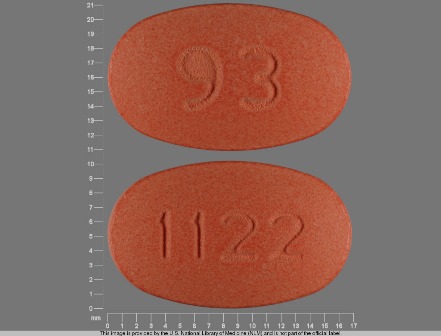 93 1122: (0093-1122) Etodolac 400 mg 24 Hr Extended Release Tablet by Dispensing Solutions, Inc.