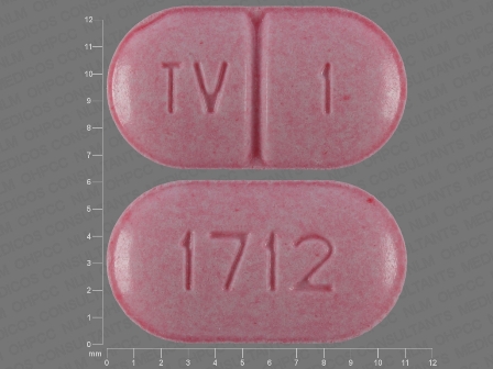 TV 1 1712: (0093-1712) Warfarin Sodium 1 mg Oral Tablet by Teva Pharmaceuticals USA Inc
