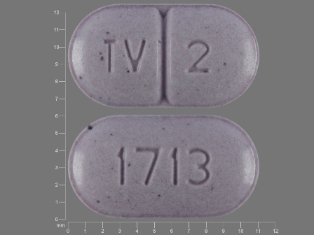 TV 2 1713: (0093-1713) Warfarin Sodium 2 mg Oral Tablet by Teva Pharmaceuticals USA Inc