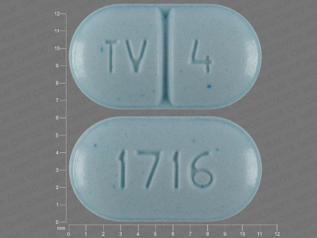 TV 4 1716: (0093-1716) Warfarin Sodium 4 mg Oral Tablet by Bryant Ranch Prepack