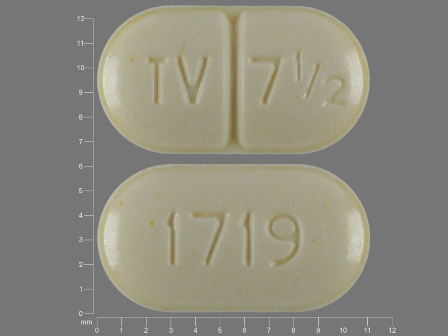 TV 7 1 2 1719: (0093-1723) Warfarin Sodium 7.5 mg Oral Tablet by Teva Pharmaceuticals USA, Inc.