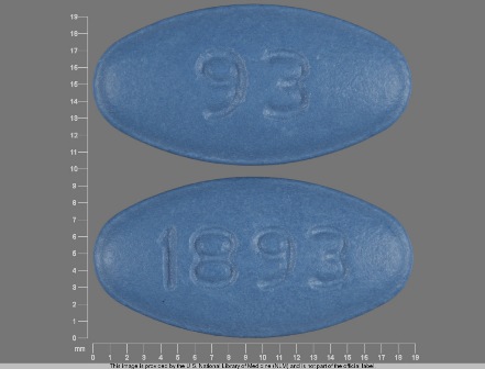 93 1893: (0093-1893) Etodolac 500 mg Oral Tablet by Direct Rx