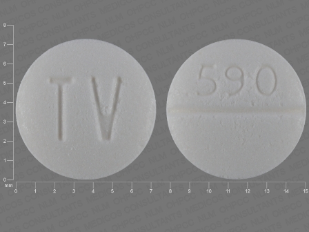 590 TV: (0093-2070) Doxazosin (As Doxazosin Mesylate) 1 mg Oral Tablet by Teva Pharmaceuticals USA Inc