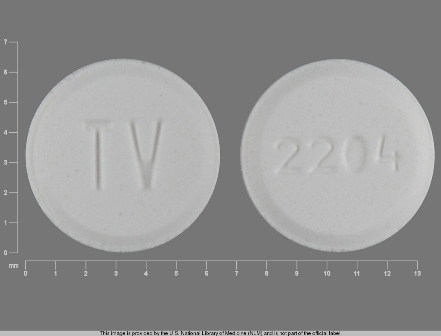 TV 2204: (0093-2204) Metoclopramide 5 mg (As Metoclopramide Hydrochloride) Oral Tablet by Ncs Healthcare of Ky, Inc Dba Vangard Labs