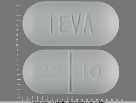 TEVA 22 10: (0093-2210) Sucralfate 1 g/1 Oral Tablet by Cardinal Health