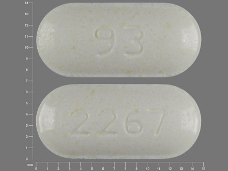 93 2267: (0093-2267) Amoxicillin 125 mg Chewable Tablet by Teva Pharmaceuticals USA Inc
