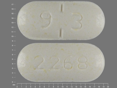9 3 2268: (0093-2268) Amoxicillin 250 mg Oral Tablet, Chewable by Denton Pharma, Inc. Dba Northwind Pharmaceuticals