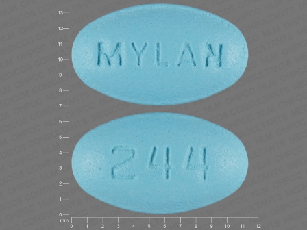 MYLAN 244: (0093-3043) Verapamil Hydrochloride 120 mg 24 Hr Extended Release Tablet by Physicians Total Care, Inc.