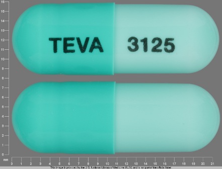 TEVA 3125: (0093-3125) Dicloxacillin Sodium 500 mg Oral Capsule by Nucare Pharmaceticals, Inc.