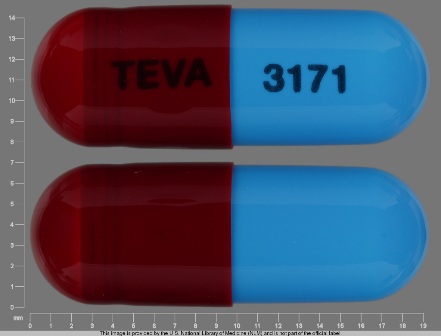 TEVA 3171: (0093-3171) Clindamycin (As Clindamycin Hydrochloride) 150 mg Oral Capsule by Teva Pharmaceuticals USA Inc
