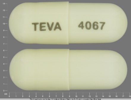 TEVA 4067: (0093-4067) Prazosin Hydrochloride 1 mg Oral Capsule by A-s Medication Solutions