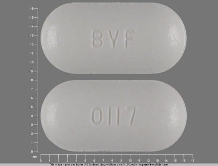 BVF 0117: (0093-5116) Pentoxifylline 400 mg Extended Release Tablet by Teva Pharmaceuticals USA Inc