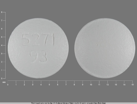 93 5271: (0093-5271) Bisoprolol Fumarate 10 mg Oral Tablet by Teva Pharmaceuticals USA Inc
