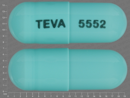 TEVA 5552: (0093-5552) Dexmethylphenidate Hydrochloride 15 mg Oral Capsule, Extended Release by Teva Pharmaceuticals USA Inc