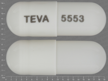 TEVA 5553: (0093-5553) Dexmethylphenidate Hydrochloride 20 mg Oral Capsule, Extended Release by Teva Pharmaceuticals USA Inc