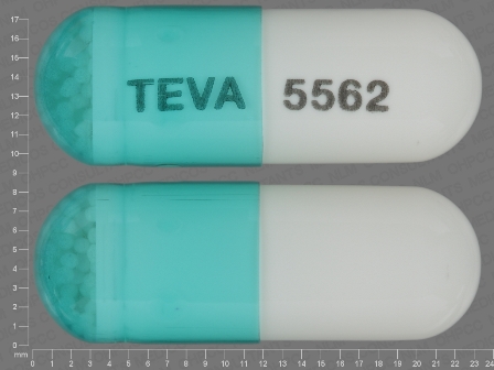 TEVA 5562: (0093-5562) Dexmethylphenidate Hydrochloride 40 mg/1 Oral Capsule, Extended Release by Teva Pharmaceuticals USA Inc