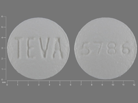 TEVA 5786: (0093-5786) Entecavir .5 mg Oral Tablet, Film Coated by Teva Pharmaceuticals USA Inc