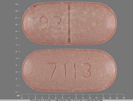 7113 93: (0093-7113) Nefazodone Hydrochloride 150 mg Oral Tablet by Teva Pharmaceuticals USA Inc