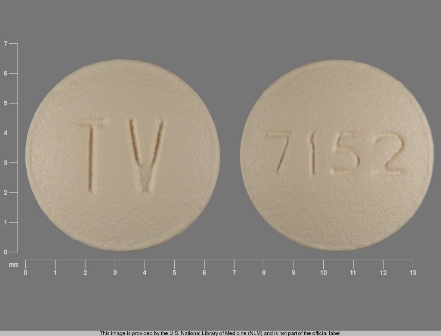 7152 TV: (0093-7152) Simvastatin 5 mg Oral Tablet by Teva Pharmaceuticals USA Inc