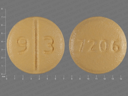 9 3 7206: (0093-7206) Mirtazapine 15 mg Oral Tablet by Remedyrepack Inc.