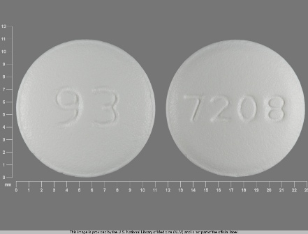 93 7208: (0093-7208) Mirtazapine 45 mg Oral Tablet by Teva Pharmaceuticals USA Inc