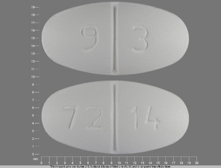9 3 72 14: (0093-7214) Metformin Hydrochloride 1 Gm Oral Tablet by Ncs Healthcare of Ky, Inc Dba Vangard Labs