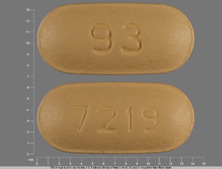 93 7219: (0093-7219) Topiramate 100 mg Oral Tablet by Teva Pharmaceuticals USA Inc