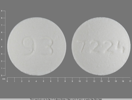 93 7224: (0093-7224) Fosinopril Sodium 40 mg Oral Tablet by St Marys Medical Park Pharmacy