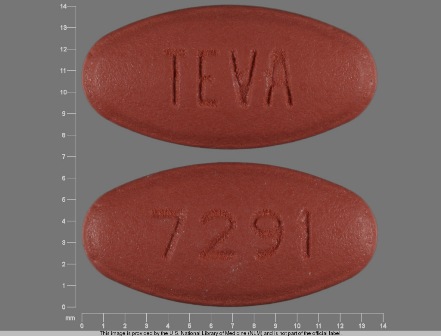 TEVA 7291: (0093-7291) Levofloxacin 250 mg Oral Tablet by Pd-rx Pharmaceuticals, Inc.