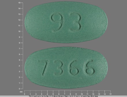93 7366: (0093-7366) Losartan Pot 100 mg Oral Tablet by Ncs Healthcare of Ky, Inc Dba Vangard Labs