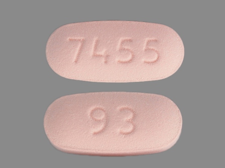 93 7455: (0093-7455) Glipizide 2.5 mg / Metformin Hydrochloride 250 mg Oral Tablet by Physicians Total Care, Inc.