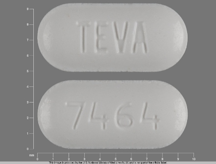 TEVA 7464: (0093-7464) Irbesartan 75 mg Oral Tablet by Teva Pharmaceuticals USA Inc