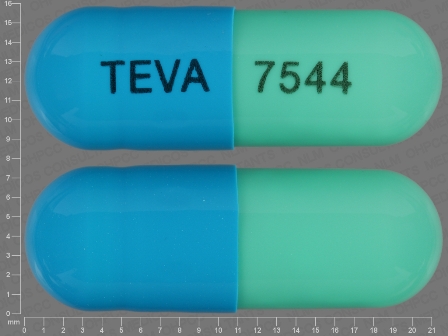 TEVA 7544: (0093-7544) Duloxetine 60 mg Oral Capsule, Delayed Release by Tya Pharmaceuticals