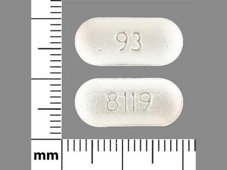 8119 93: (0093-8119) Famciclovir 500 mg Oral Tablet by Teva Pharmaceuticals USA Inc