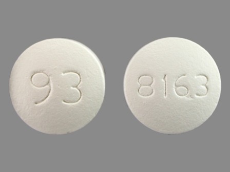 93 8163: (0093-8163) Quetiapine (As Quetiapine Fumarate) 200 mg Oral Tablet by Teva Pharmaceuticals USA Inc