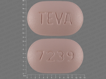 TEVA 7239: (0093-8232) Hctz 12.5 mg / Irbesartan 300 mg Oral Tablet by Teva Pharmaceuticals USA Inc