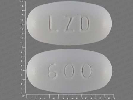 LZD 600: (0093-8244) Linezolid 600 mg Oral Tablet, Film Coated by Teva Pharmaceuticals USA Inc