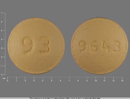 93 9643: (0093-9643) Prochlorperazine Maleate 5 mg Oral Tablet, Film Coated by Redpharm Drug, Inc.